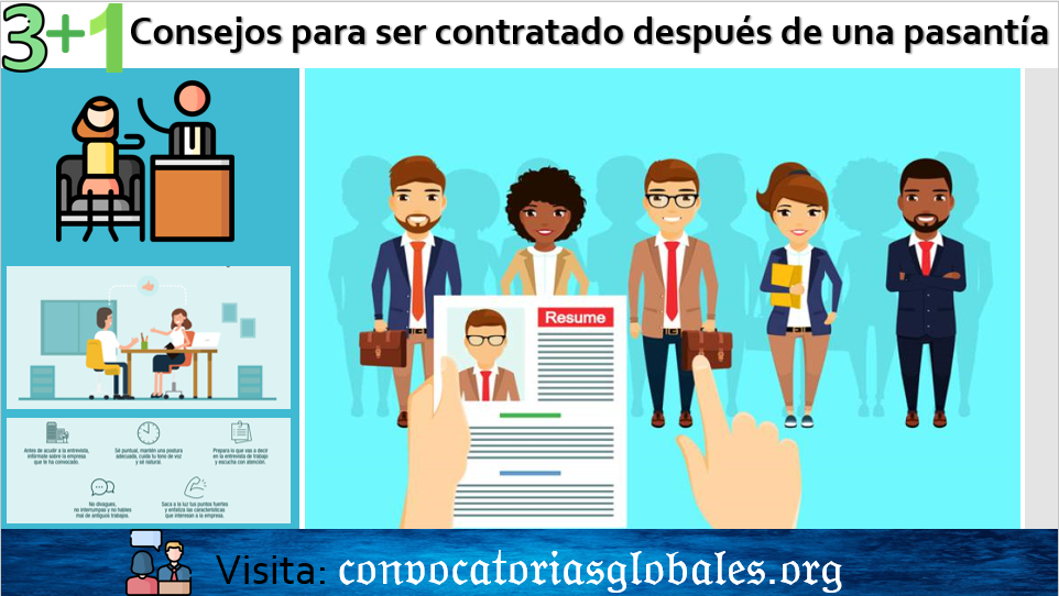 31 consejos para ser contratado despues de una pasantia