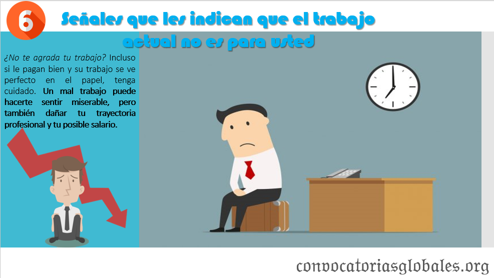 6 senales que les indican que el trabajo actual no es para usted