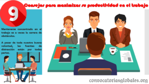 9 consejos para maximizar su productividad en el trabajo