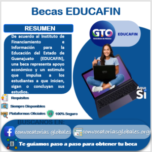 Becas EDUCAFIN 2020